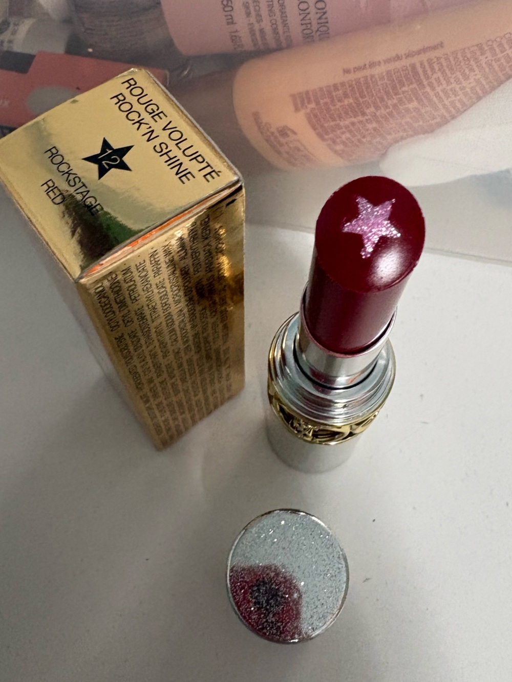 YSL ROUGE VOLUPTE ROCK'N SHINE LIPSTICK